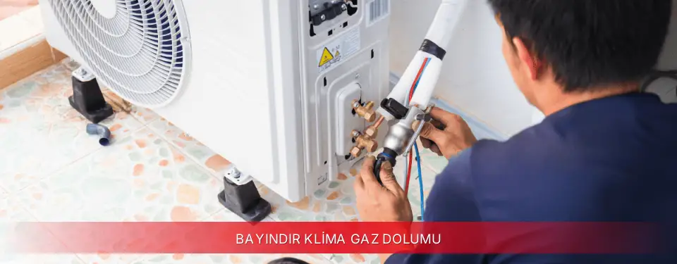 Bayındır İlçemi Awox Klima Gaz Dolumu